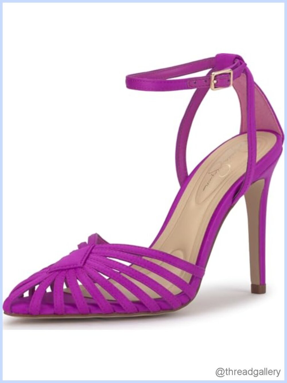 Jessica Simpson Paveri Strappy Stiletto Heels Ankle Strap Pumps